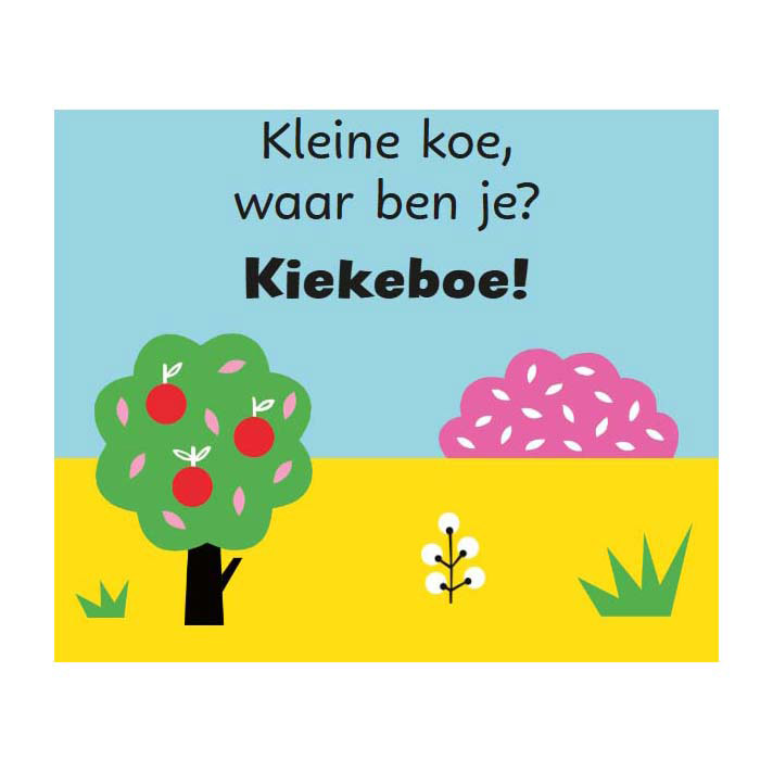 Kiekeboe Kleine koe - Kartonboekje met Flapjes