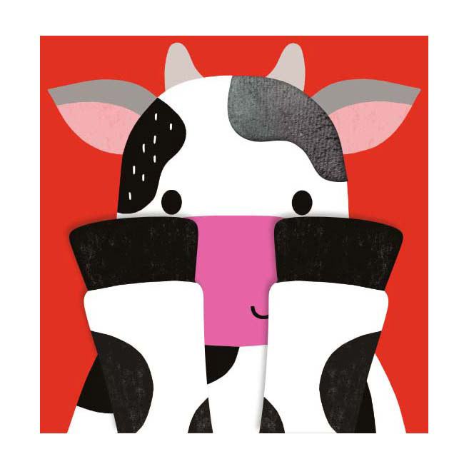 Kiekeboe Kleine koe - Kartonboekje met Flapjes