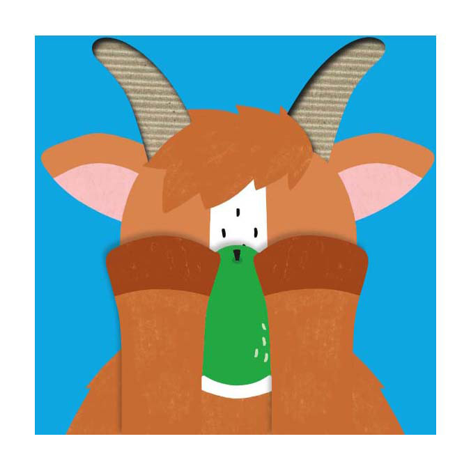 Kiekeboe Kleine koe - Kartonboekje met Flapjes