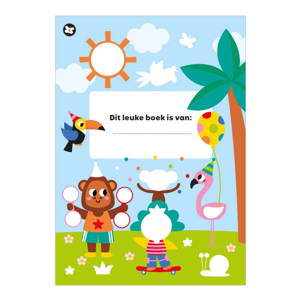 Kleur- en Stickerpret - Vrolijke Dieren