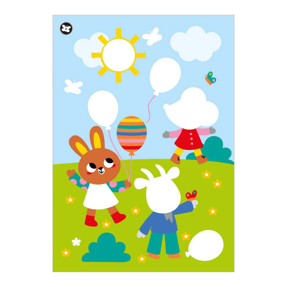 Kleur- en Stickerpret - Vrolijke Dieren