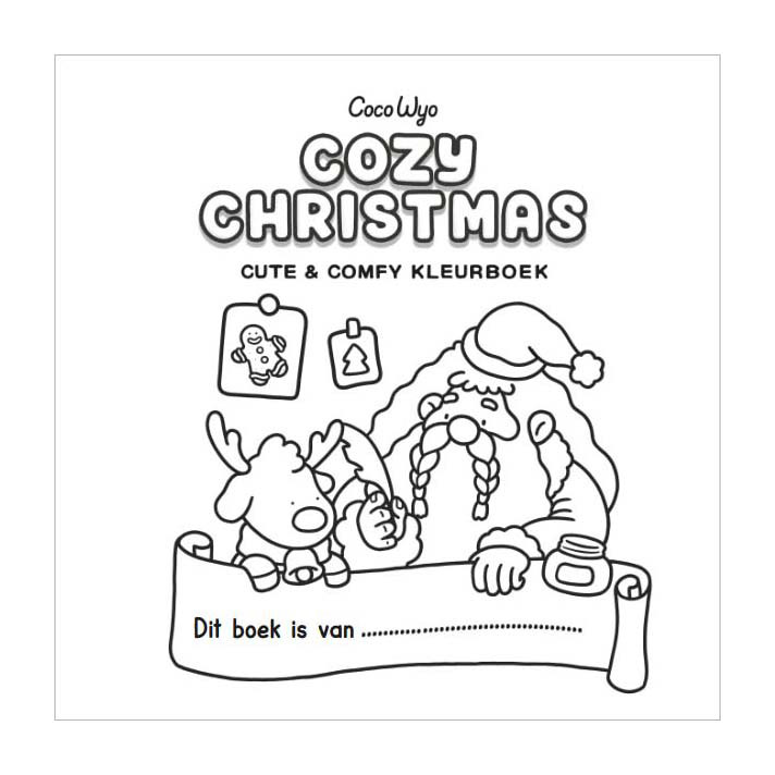 Cozy Christmas Cute & Comfy Kleurboek Coco Wyo