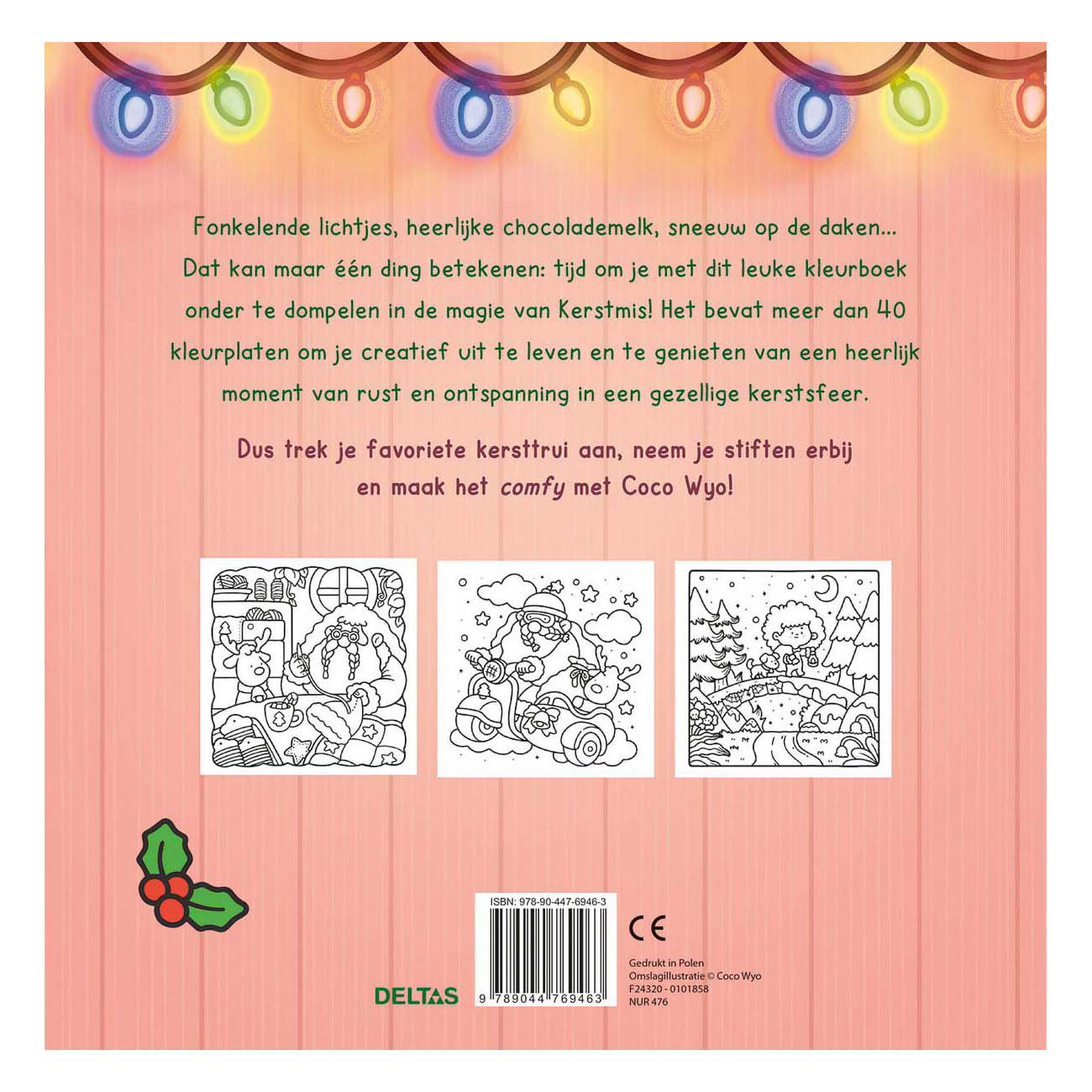 Cozy Christmas Cute & Comfy Kleurboek Coco Wyo