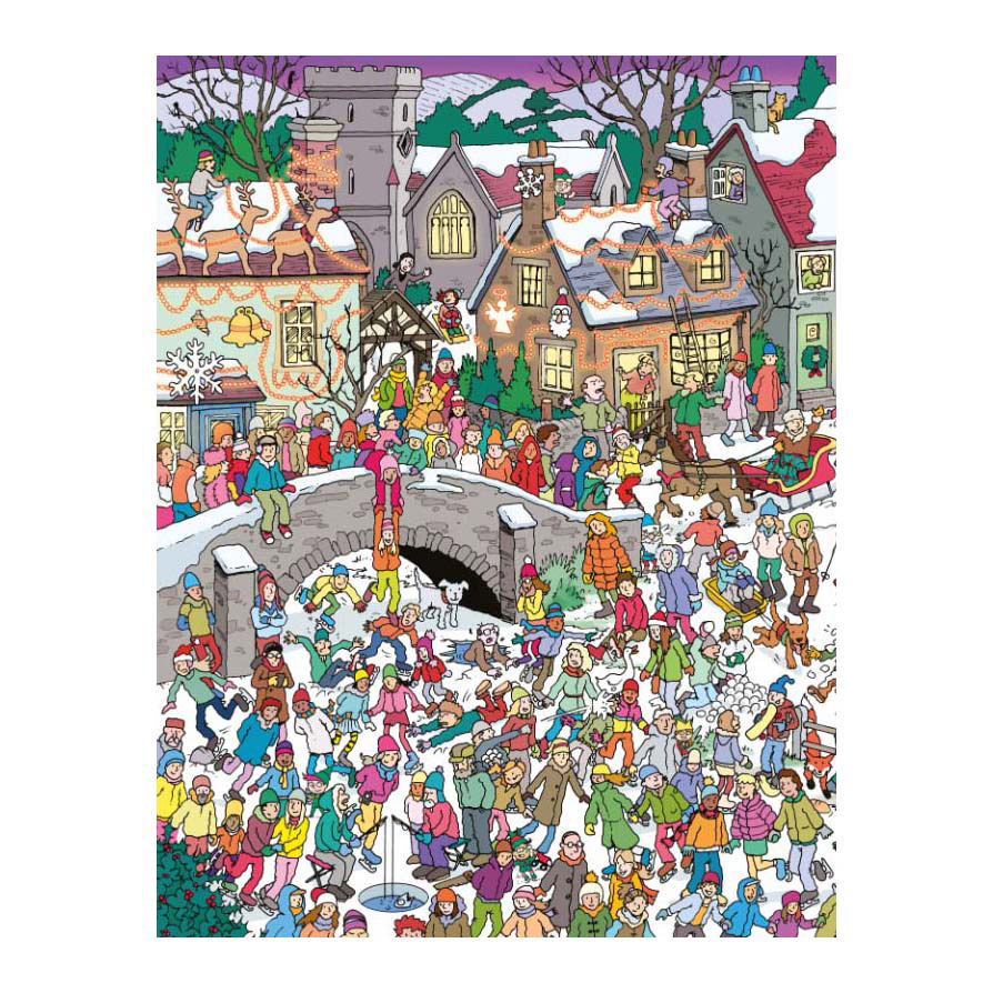 Waar zijn de Kerstelfjes? Kijk- en Zoekboek