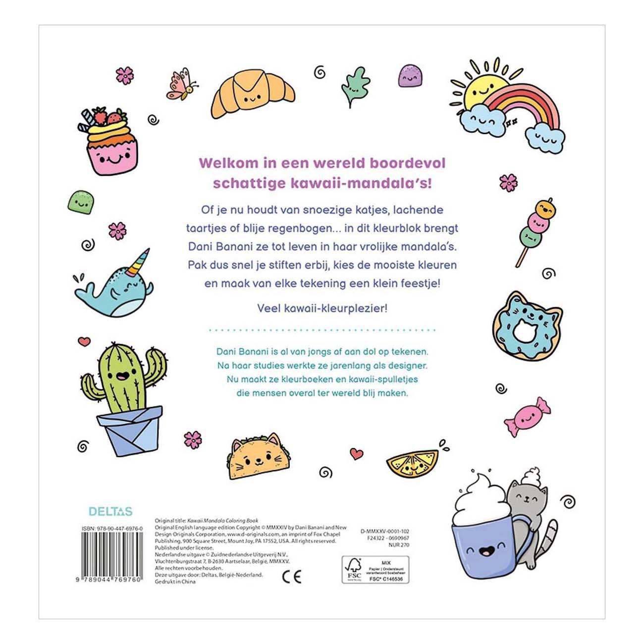 Kawaii Mandala Kleurpret