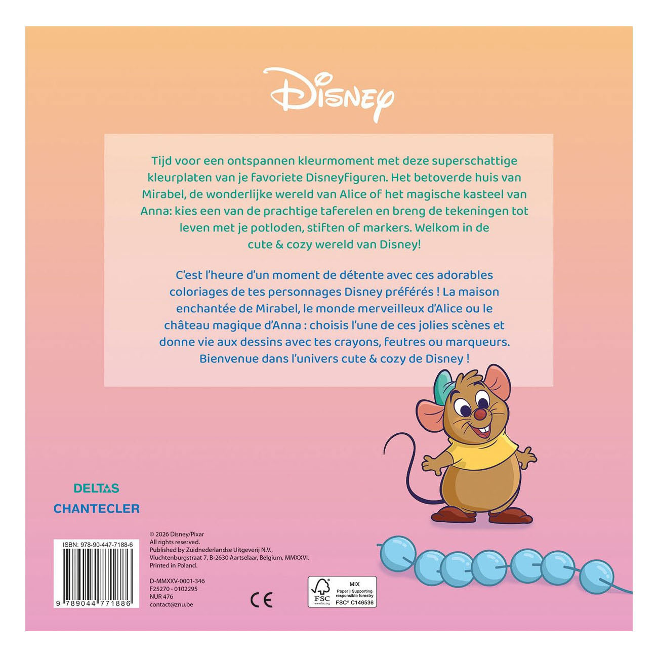 Disney Cute & Cozy color Kleurboek Classic