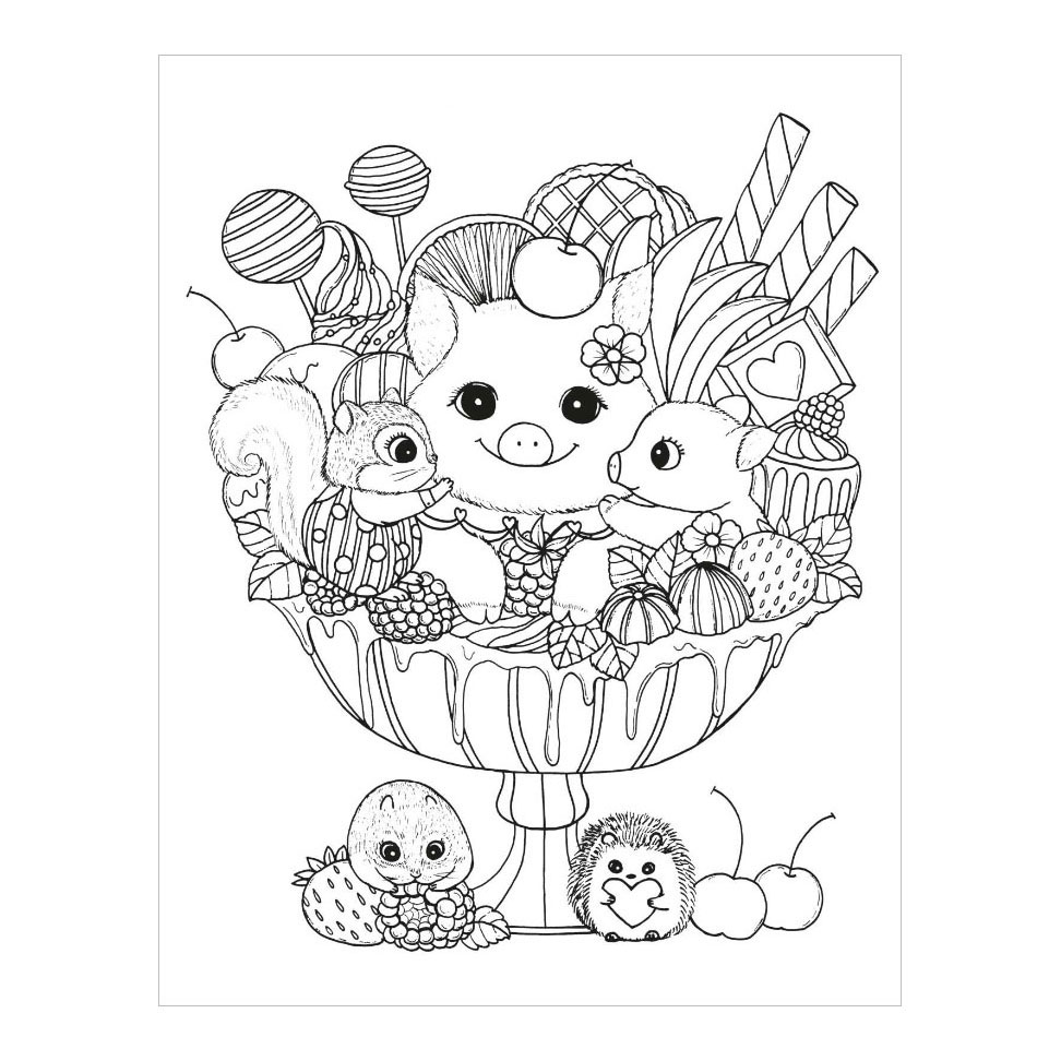 Cozy Kisses Kleurboek