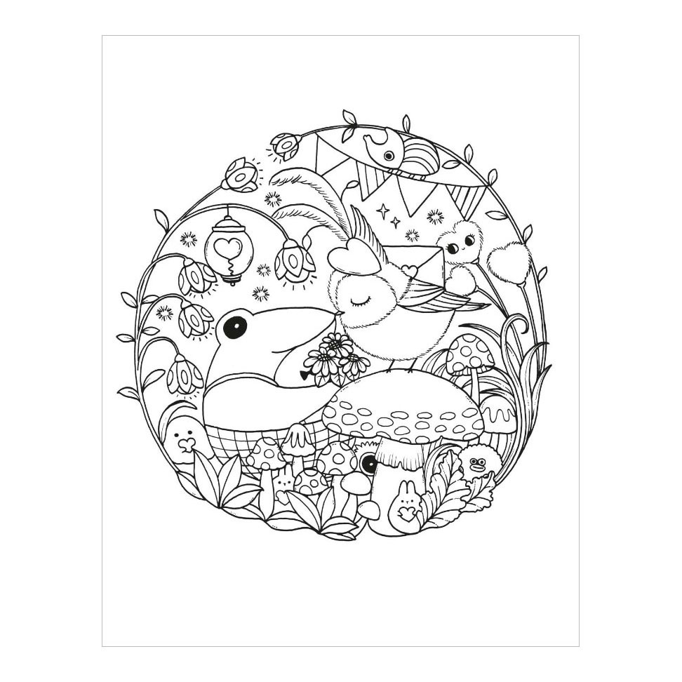 Cozy Kisses Kleurboek