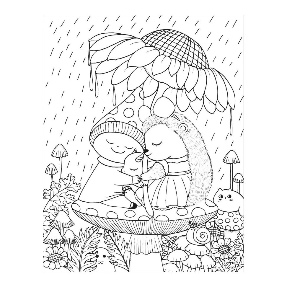 Cozy Kisses Kleurboek