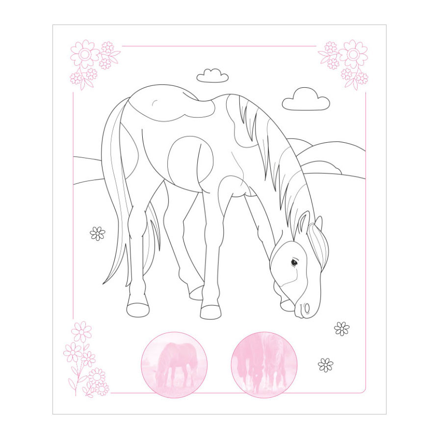 Dream Horses Sticker Parade - Kleurboek