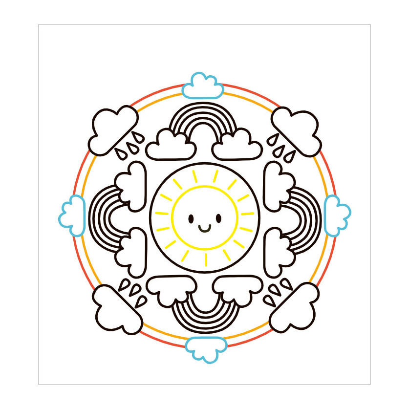 Happy Mandala Color Kleurboek