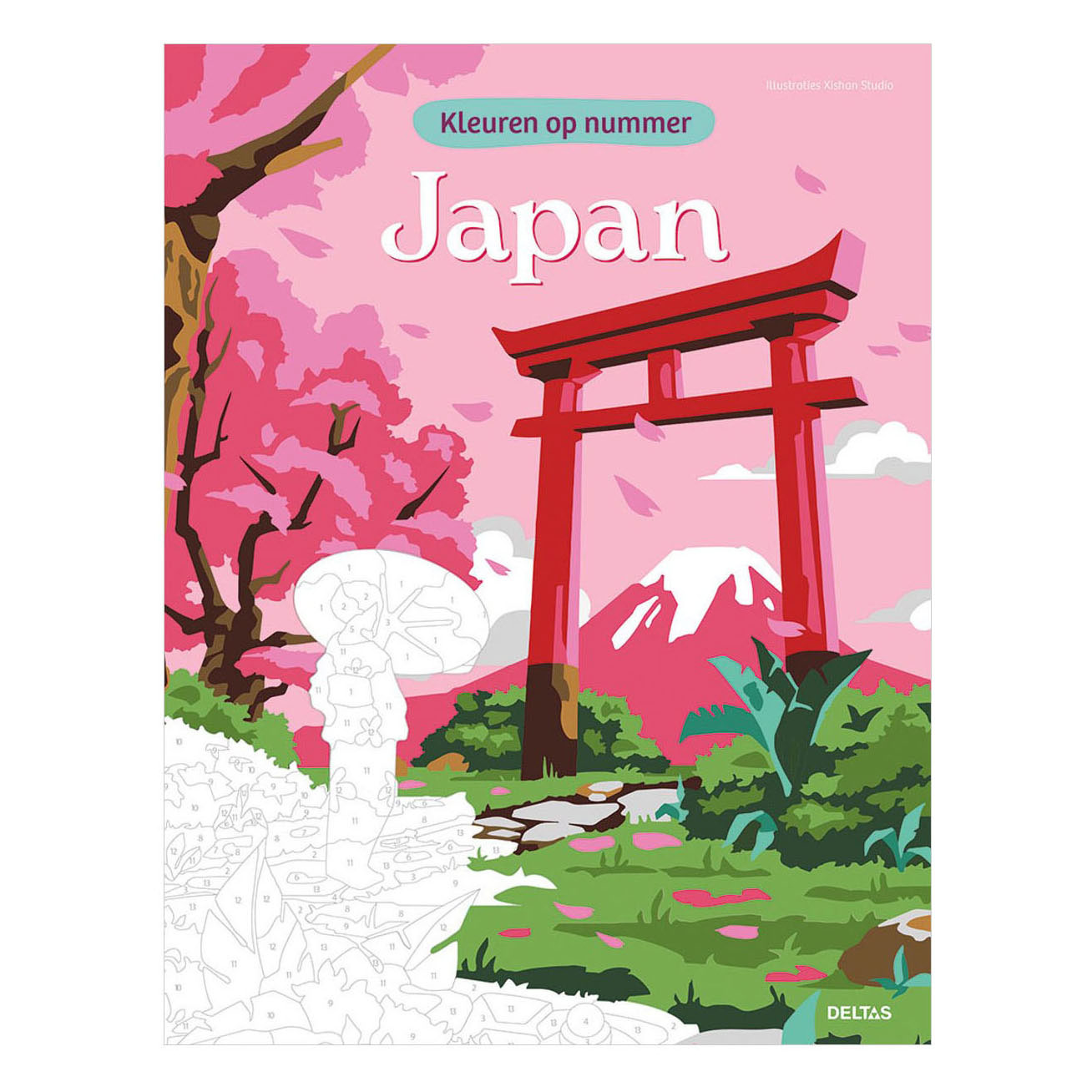 Japan - Kleuren op Nummer