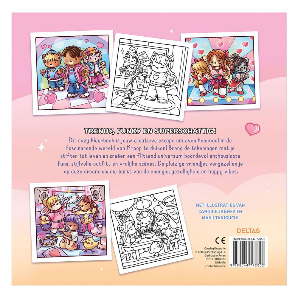 Cozy K-Pop - Comfy Kleurboek Jade Summer
