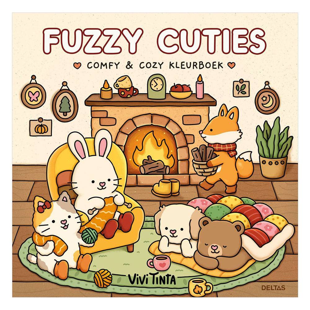 Fuzzy Cuties Cute & Comfy kleurboek Vivi Tinta