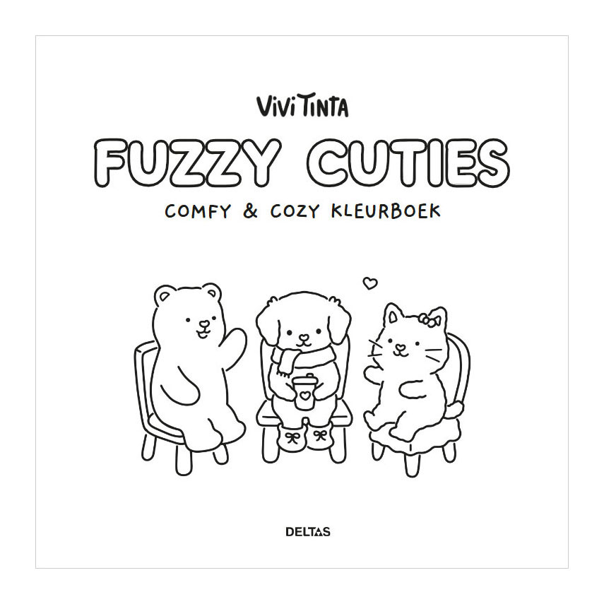 Fuzzy Cuties Cute & Comfy kleurboek Vivi Tinta