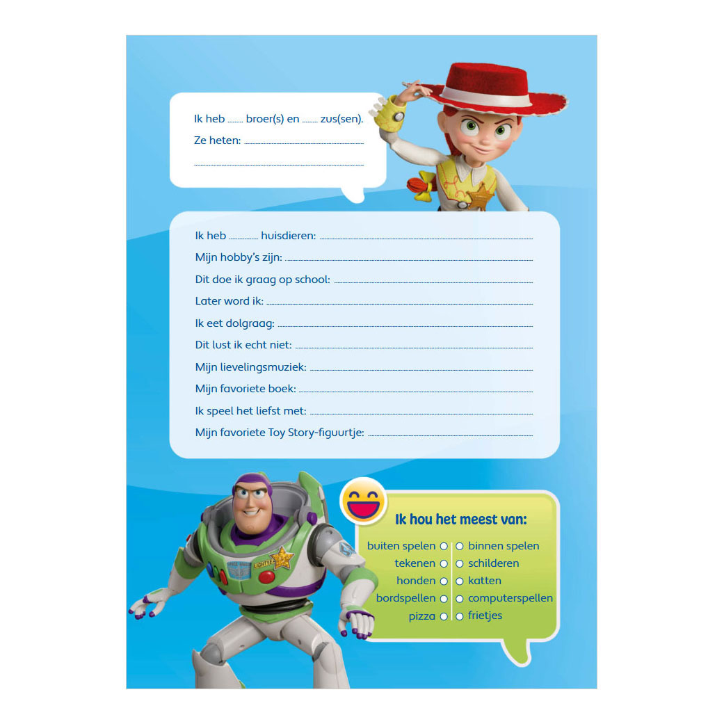 Disney Freundschaftsbuch Toy Story 5