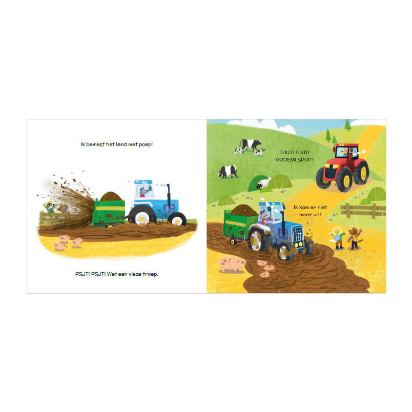 Vroem Vroem - Aan het Werk! Een Boek vol Stoere Tractors