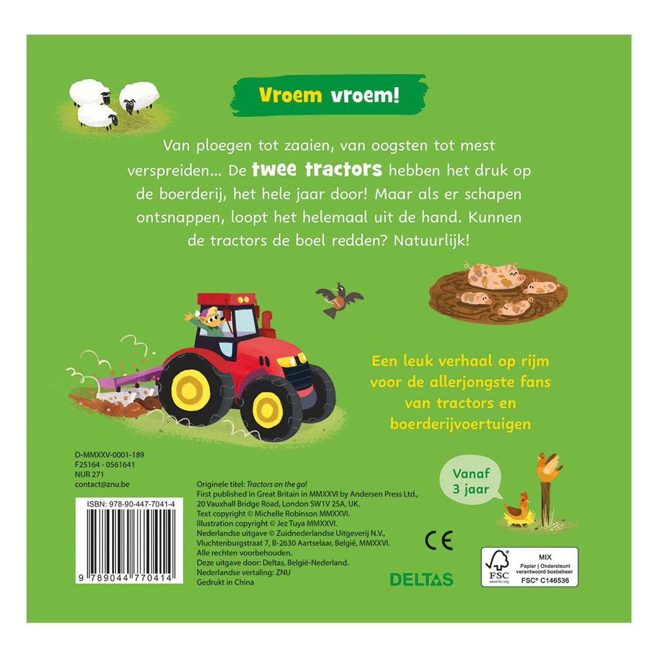 Vroem Vroem - Aan het Werk! Een Boek vol Stoere Tractors
