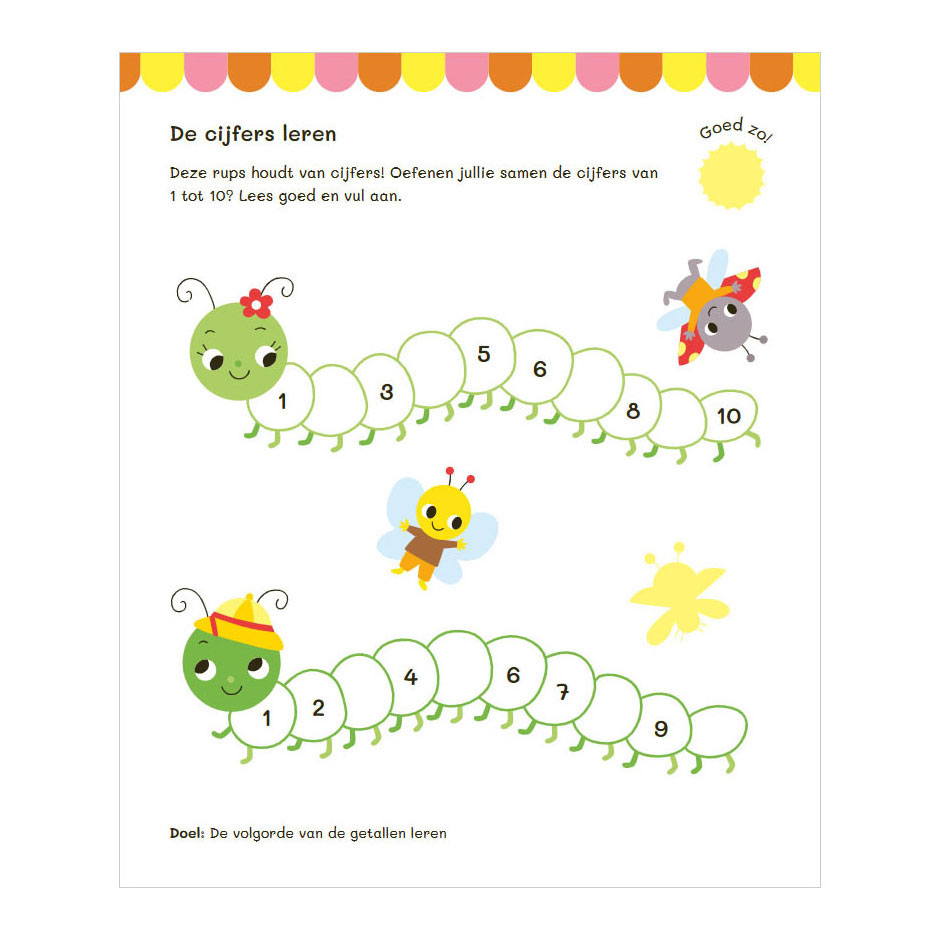 Vakantie Oefenboek met Stickers naar Groep 3