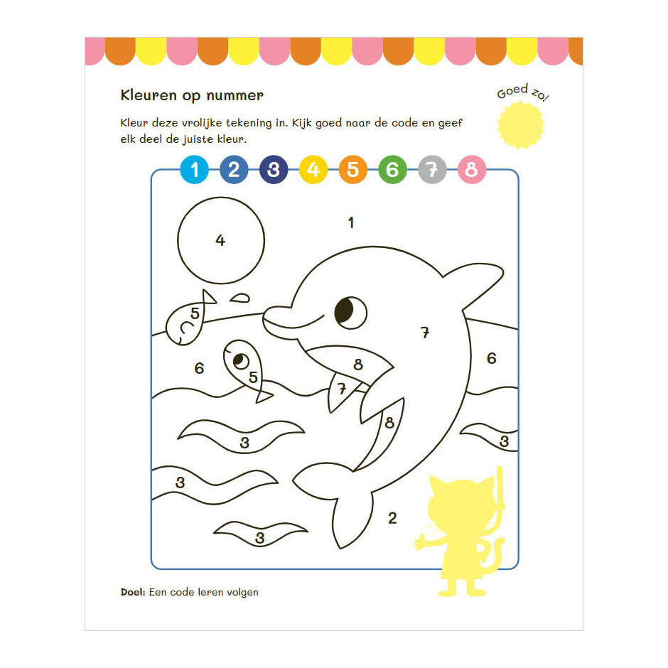 Vakantie Oefenboek met Stickers naar Groep 3