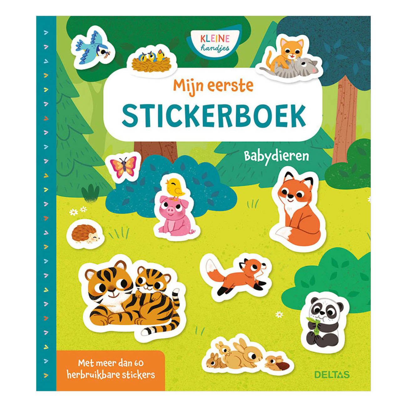 Mijn Eerste Stickerboek Kleine Handjes - Babydieren