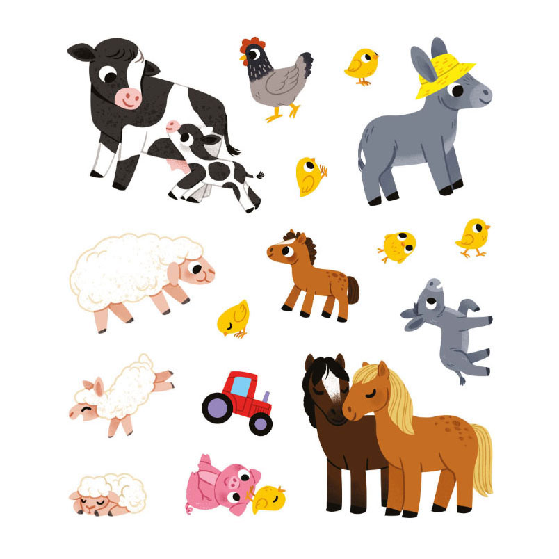 Mijn Eerste Stickerboek Kleine Handjes - Babydieren