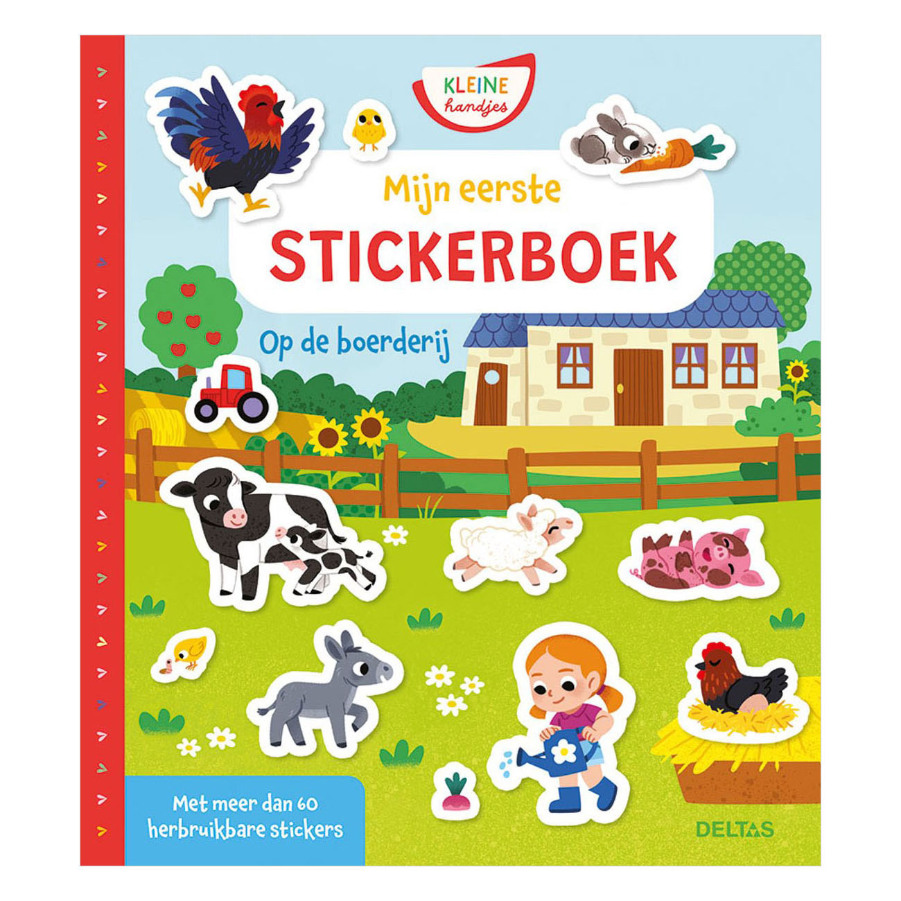 Mijn Eerste Stickerboek Kleine Handjes - Op de Boerderij