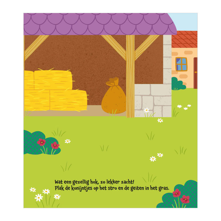 Mijn Eerste Stickerboek Kleine Handjes - Op de Boerderij