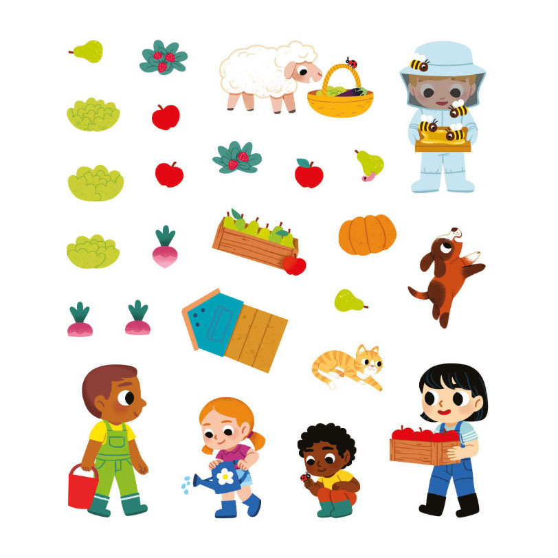 Mijn Eerste Stickerboek Kleine Handjes - Op de Boerderij