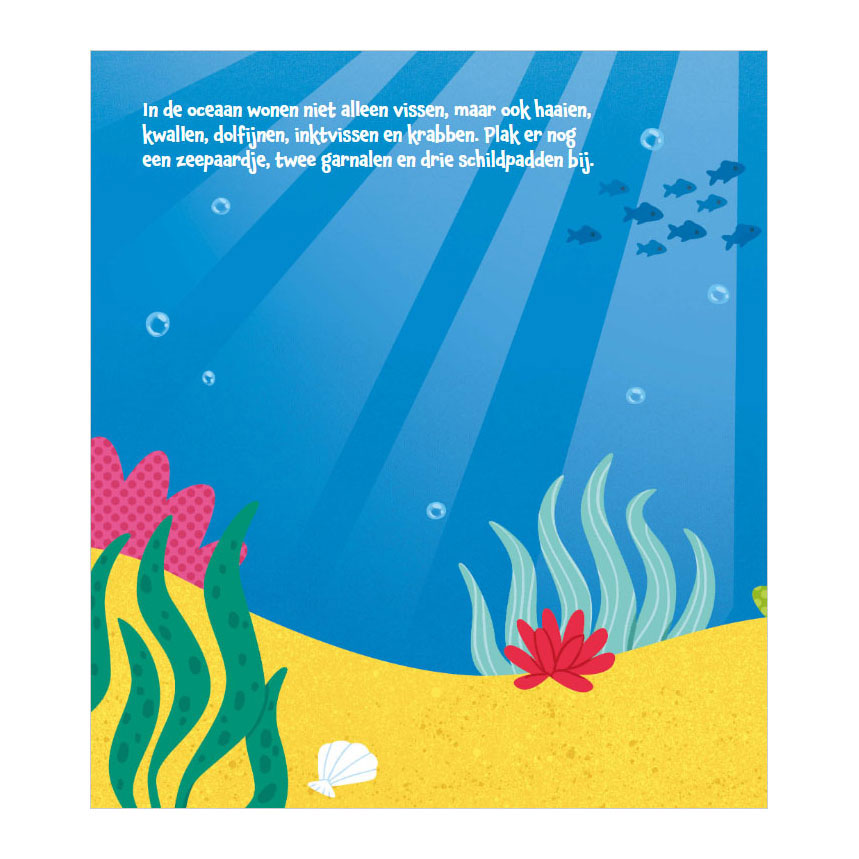 Mijn Eerste Stickerboek Kleine Handjes - Dieren van de Zee