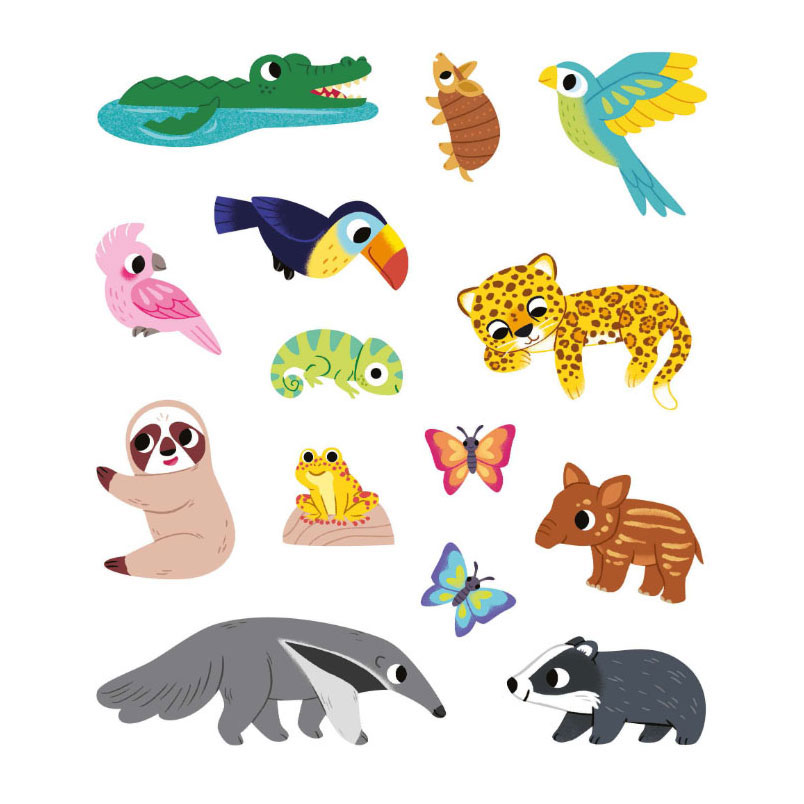 Mijn Eerste Stickerboek Kleine Handjes Dieren van de Wereld