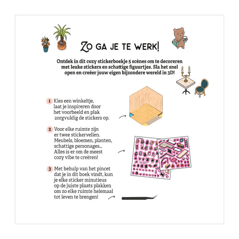 Cozy Stickers - Mijn Comfy Winkeltjes Stickerboek
