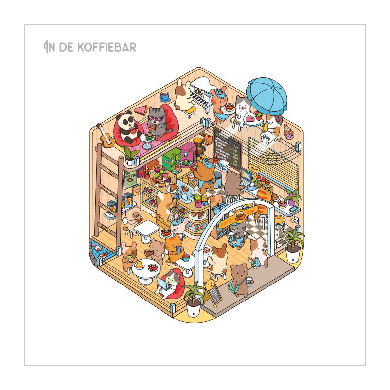 Cozy Stickers - Mijn Comfy Winkeltjes Stickerboek