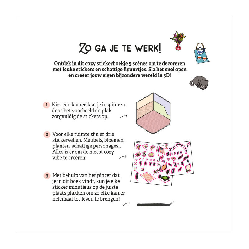 Cozy Stickers - Mijn Comfy Huisje Stickerboek