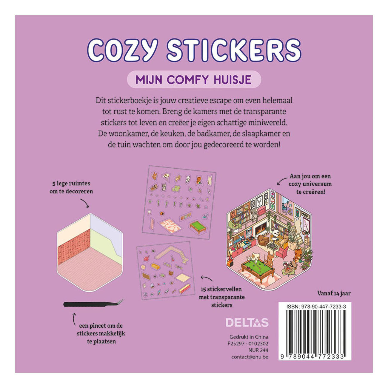 Cozy Stickers - Mijn Comfy Huisje Stickerboek