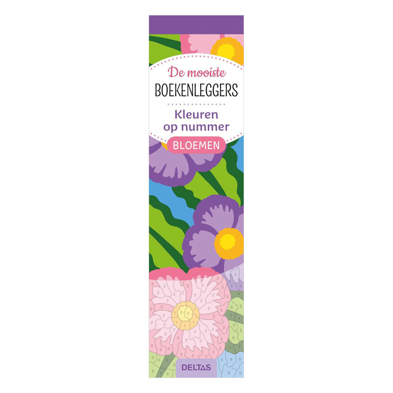 De Mooiste Kleurboekenleggers Kleuren op Nummer - Bloemen