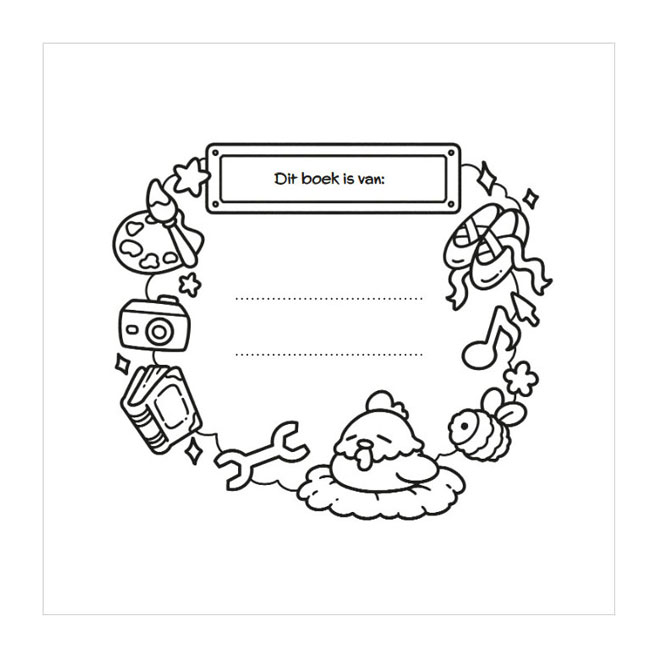 Livre de coloriage confortable « Des métiers douillets » - Été de Jade