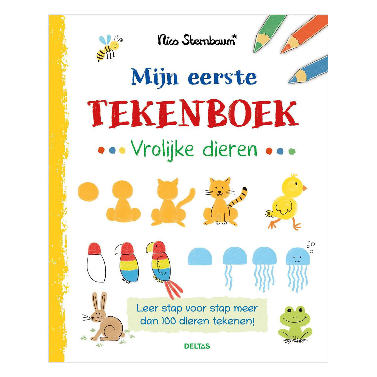 Mijn Eerste Tekenboek - Vrolijke Dieren