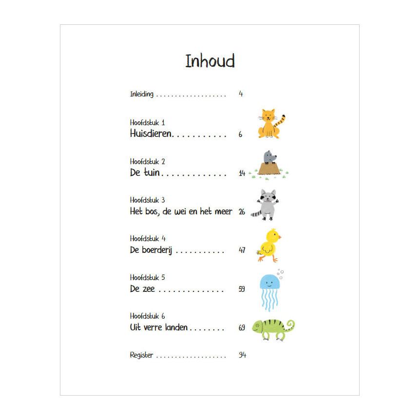 Mijn Eerste Tekenboek - Vrolijke Dieren