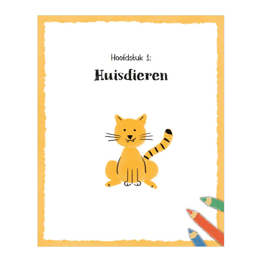 Mijn Eerste Tekenboek - Vrolijke Dieren