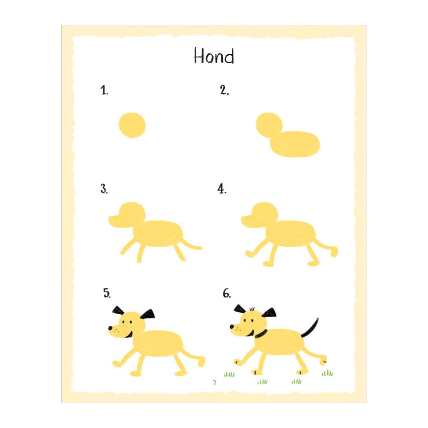 Mijn Eerste Tekenboek - Vrolijke Dieren