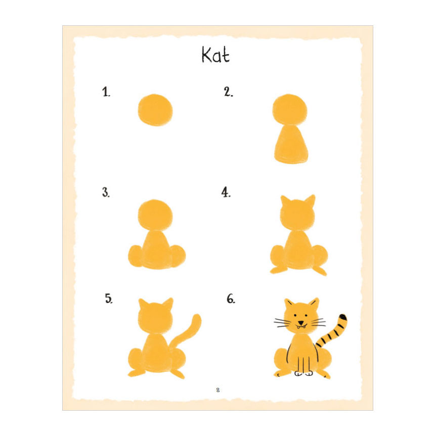 Mijn Eerste Tekenboek - Vrolijke Dieren