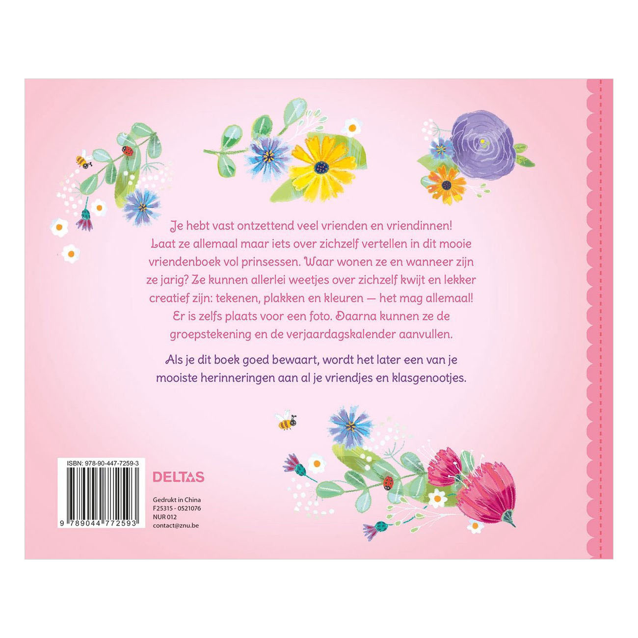 Lieve Prinsessen Vriendenboek
