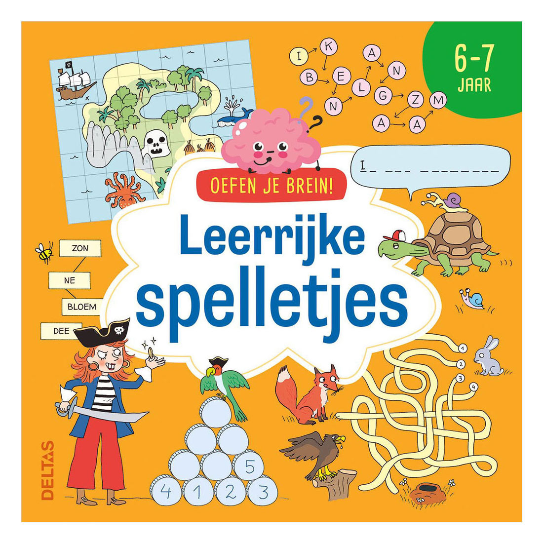 Oefen je Brein! Leerrijke Spelletjes - 6-7 Jaar
