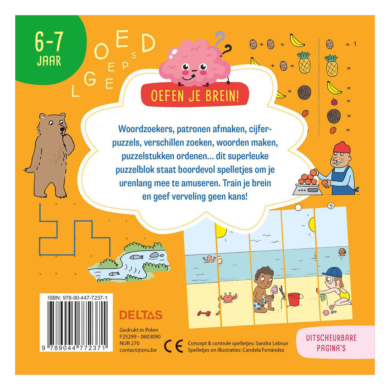 Oefen je Brein! Leerrijke Spelletjes - 6-7 Jaar
