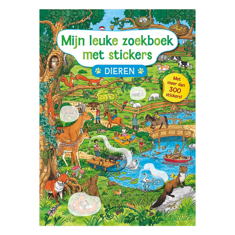 Mijn Leuke Zoekboek met Stickers - Dieren