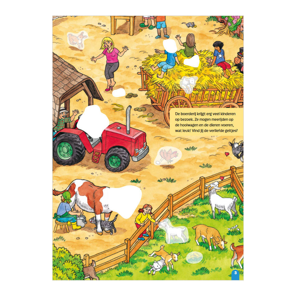 Mijn Leuke Zoekboek met Stickers - Dieren