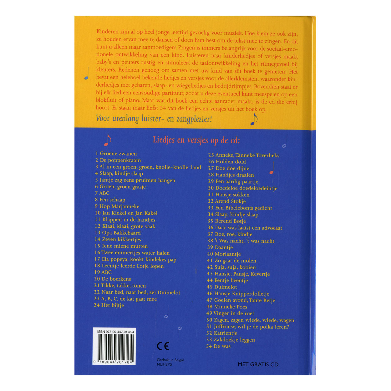 Kinderliedjes & Versjes met Cd