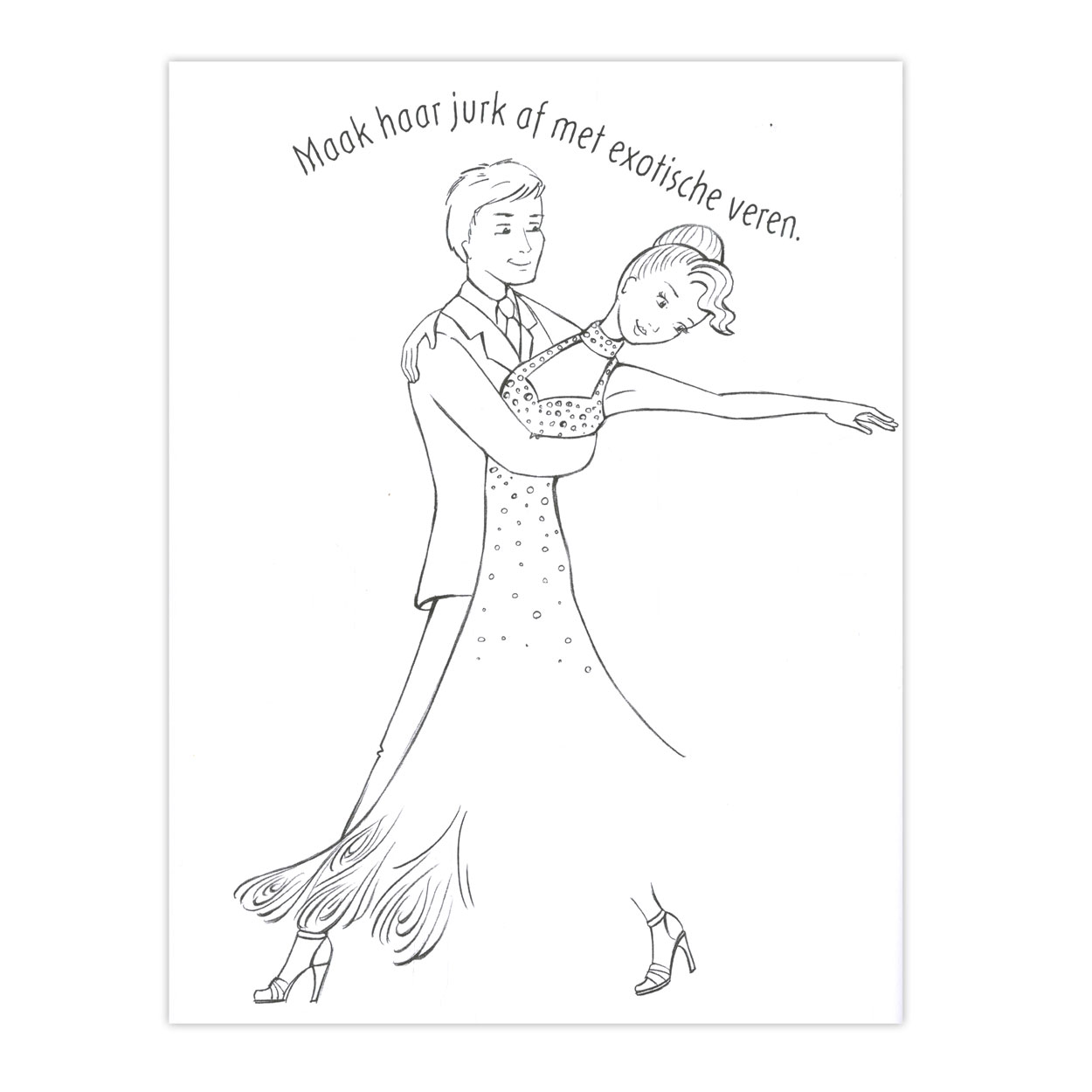 Liebe zum Tanzen-Zeichenbuch