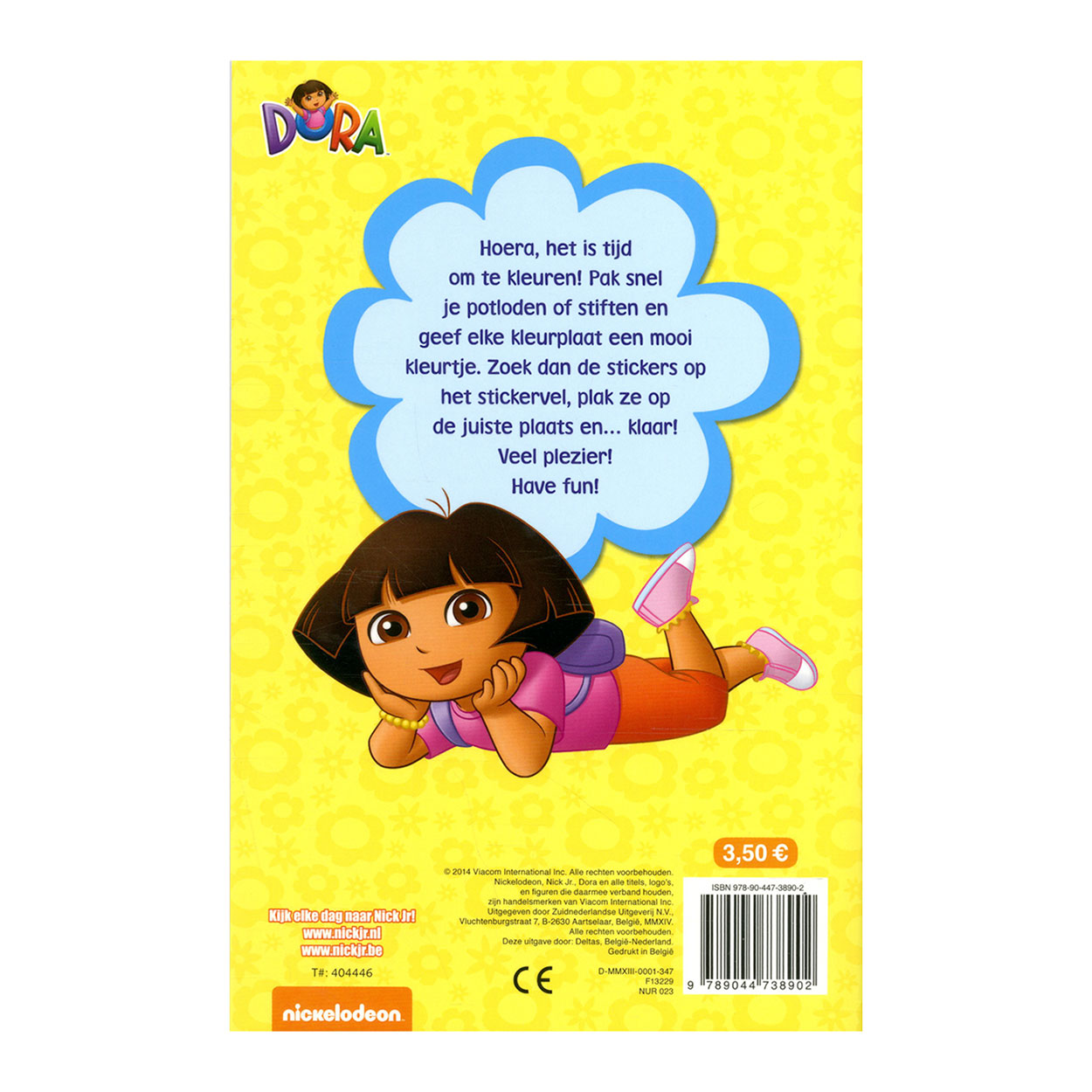 Dora Reuzeleuk Kleur- en Stickerboekje